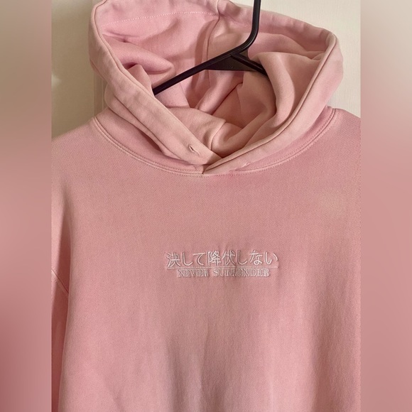 Pacsun Light Pink Hoodie / Sweatshirt Size Medium - Picture 7 of 7